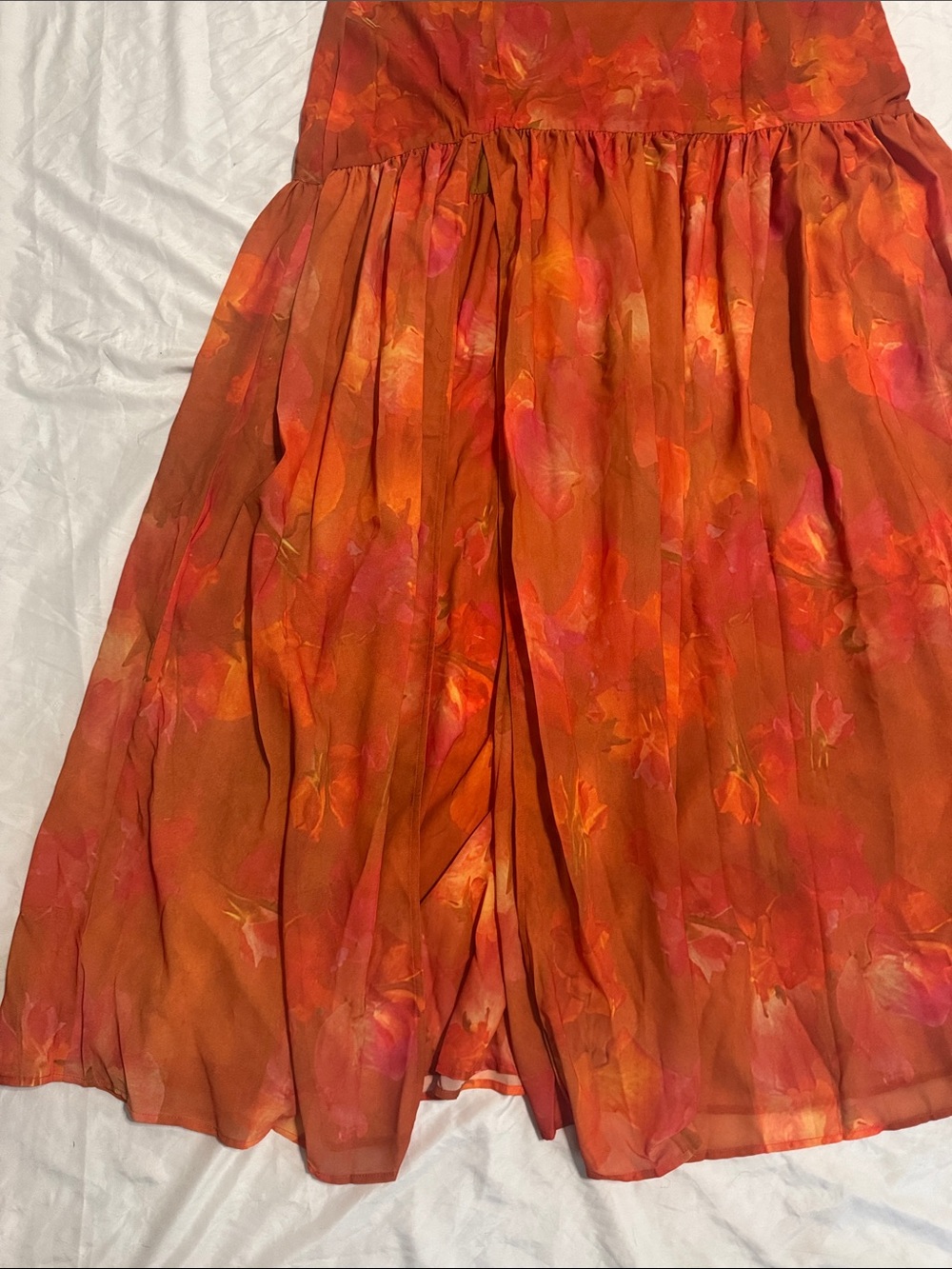 NWT Peppermayo Eden Amber Strapless Maxi Dress Plus Size 18 5XL Drop Waist Slit - Picture 5 of 11